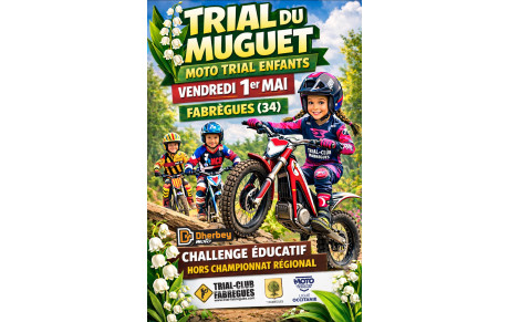 Le Trial Club Fabrègues lance le premier Trial du Muguet, une rencontre dédiée aux jeunes pilotes